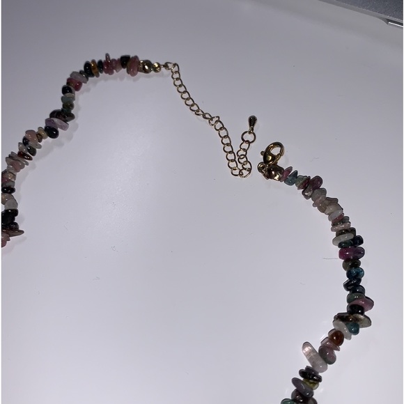 Natural stones necklace adjustable - Picture 2 of 3